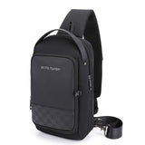 USB Waterproof Men Chest Bag