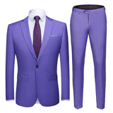 Men&#39;s Business Blazers Jacket Trousers High End Wedding Party Groom Suit 2 Pieces Sets Coat Pants Big Size Blazer S-5XL 2022