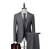 Men&#39;s Business Blazers Jacket Trousers High End Wedding Party Groom Suit 2 Pieces Sets Coat Pants Big Size Blazer S-5XL 2022